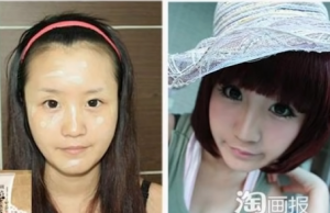 中国人のメイク動画