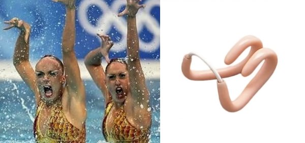 シンクロナイズドスイミングとノーズクリップ