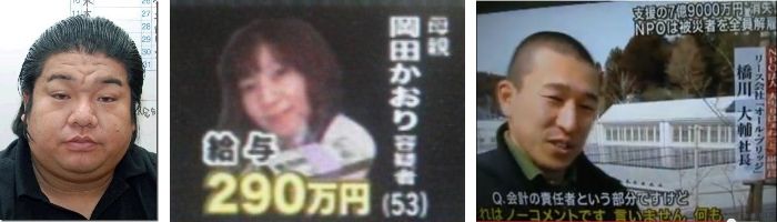 岡田、岡田の母親、オール・ブリッジの代表で大雪りばぁねっと。のナンバー2だった男