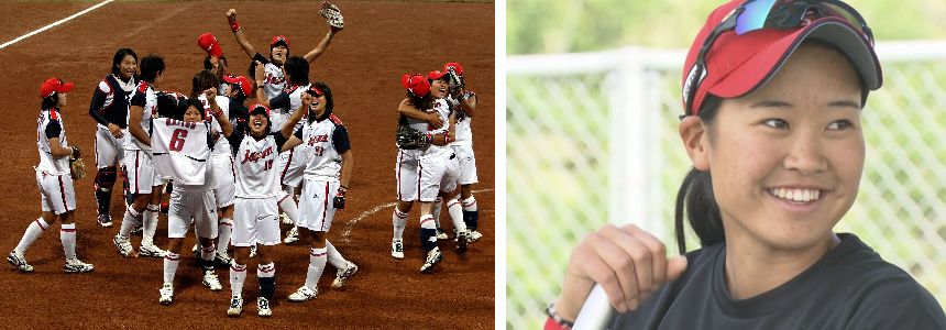 日本代表の投手の一人で、名古屋市出身の後藤希友さん