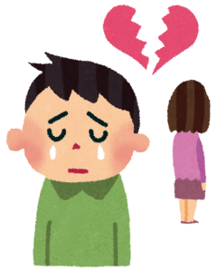 失恋した男性
