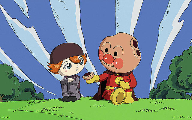 自分の顔を食べさせるアンパンマン