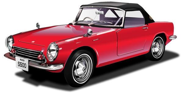 スポーツカーの「S500」