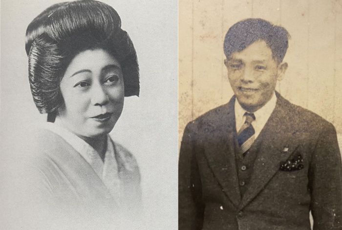 漫談の井口静波（せいは）・音丸夫婦