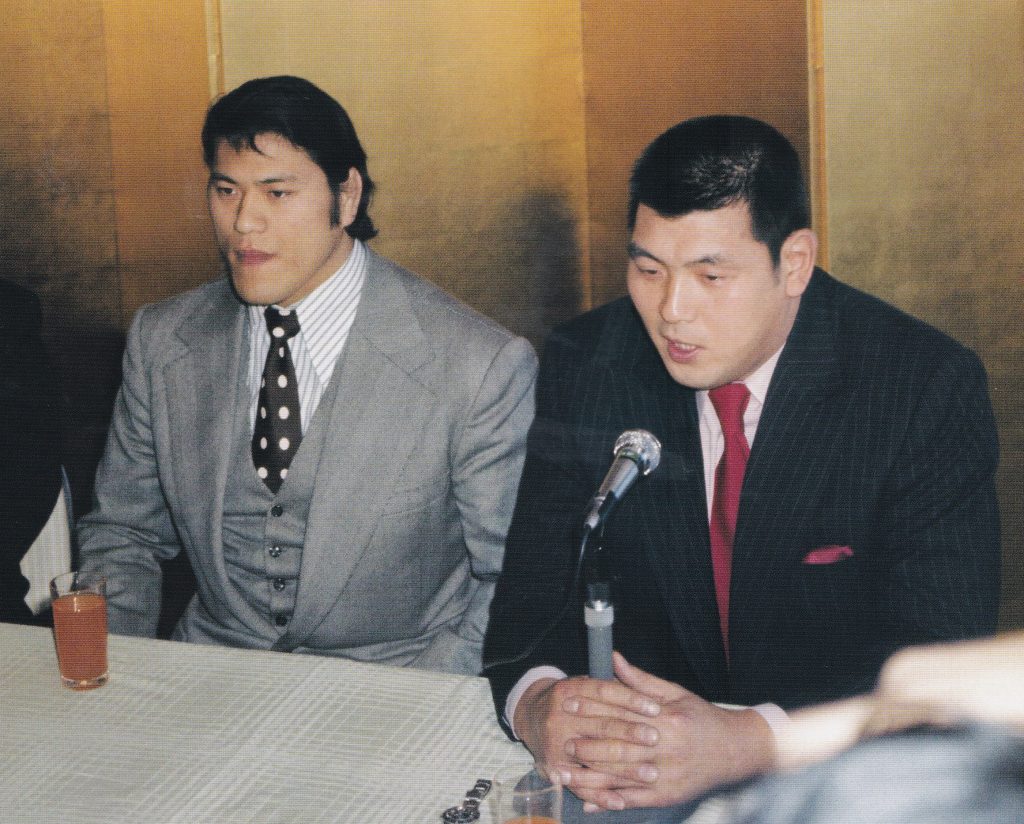 引退をするアントニオ猪木